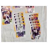 Lot of Minnesota Vikings 2001 Upper Deck Featuring Randy Moss, Cris Carter, and Daunte Culpepper and Others