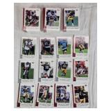 Large Lot of 2001 Upper Deck Top Tier Football Cards Featuring Key Players Including Peyton Manning, Brett Favre, and Kurt Warner