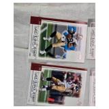 Large Lot of 2001 Upper Deck Top Tier Football Cards Featuring Key Players Including Peyton Manning, Brett Favre, and Kurt Warner