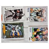 Lot of Football Cards Featuring Brett Favre, Emmitt Smith, Walter Payton, and Howie Long