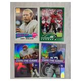 Large Lot of 2002 Topps Football Cards Featuring Randy Moss, Brett Favre, and Terry Bradshaw with Special Edition and Ring of Honor Features.