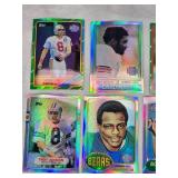 Lot of Topps Archives and Topps Archives Reserve Football Cards Featuring Walter Payton, John Unitas, and Paul Hornung