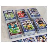 Huge Lot of 2002 Topps Football Cards Featuring Peyton Manning, Drew Bledsoe, and Ricky Watters Including Plastic Case