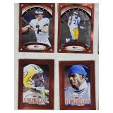 Lot of Mostly Donruss Preffered Football Cards Featuring Players like Deion Sanders, Tim Brown, Keyshawn Johnson and Troy Aikman