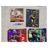 Lot of Various Press Pass 2002,  2003 Football Sports Cards Including Tony Pashos Auto,  Kyle Boller, Chris Simms, and Carson Palmer