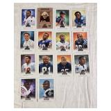 Football Cards Featuring Michael Vick, Ken Stabler, and Others from 2002 Donruss Gridiron Kings. Includes special features like Heritage Collection and Crowning Moment cards.ent cards.