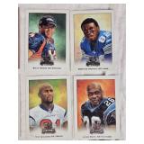 Football Cards Featuring Michael Vick, Ken Stabler, and Others from 2002 Donruss Gridiron Kings. Includes special features like Heritage Collection and Crowning Moment cards.ent cards.