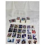 Huge Lot of Football Cards with Plastic Case from 2000 Upper Deck, 2002 Upper Deck Victory - Including Randy Moss, Michael Vick, Urlacher, Jim Harbaugh and Others