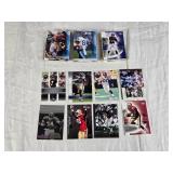 Lot of Various Early 2000s Upper Deck Football Cards Featuring Players Like Jerry Rice and Troy Aikman, Various Sets and Special Features.