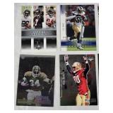 Lot of Various Early 2000s Upper Deck Football Cards Featuring Players Like Jerry Rice and Troy Aikman, Various Sets and Special Features.