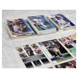 Lot of Various Early 2000s Upper Deck Football Cards Featuring Players Like Jerry Rice and Troy Aikman, Various Sets and Special Features.