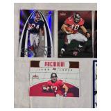 Lot of 2001 Fleer Premium with some Fleer Mystique Football Cards Featuring Chad Johnson, Daunte Culpepper, Antonio Freeman, and Others
