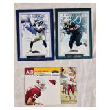 Large Lot of Fleer 2002 Football Cards Featuring Players Like Daunte Culpepper and Michael Vick, 2002 Fleer Showcase