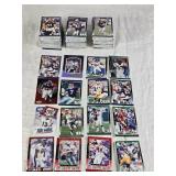 Huge Lot of Mostly Early 2000s Score Football Cards Featuring Peyton Manning, Brett Favre, Randy Moss, and Jerry Rice with Plastic Case