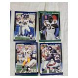 Huge Lot of Mostly Early 2000s Score Football Cards Featuring Peyton Manning, Brett Favre, Randy Moss, and Jerry Rice with Plastic Case