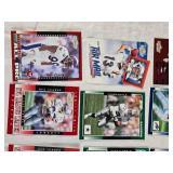 Huge Lot of Mostly Early 2000s Score Football Cards Featuring Peyton Manning, Brett Favre, Randy Moss, and Jerry Rice with Plastic Case