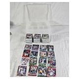 Huge Lot of Mostly Early 2000s Score Football Cards Featuring Peyton Manning, Brett Favre, Randy Moss, and Jerry Rice with Plastic Case