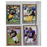 Large Lot of 2001 Topps Football Cards Featuring Drew Brees, LaDainian Tomlinson, Peyton Manning, Brett Favre, and Ray Lewis