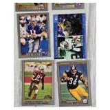 Large Lot of 2001 Topps Football Cards Featuring Drew Brees, LaDainian Tomlinson, Peyton Manning, Brett Favre, and Ray Lewis