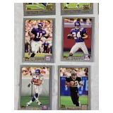 Large Lot of 2001 Topps Football Cards Featuring Drew Brees, LaDainian Tomlinson, Peyton Manning, Brett Favre, and Ray Lewis