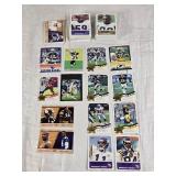Large Lot of 2002 Fleer Football Cards Featuring Daunte Culpepper, Jerry Rice, Brett Favre, and Randy Moss