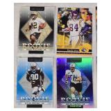 Lot of Donruss 2002 Football Cards Featuring Brett Favre, Ray Lewis, Randy Moss, Julius Peppers Rookie, Ricky Williams Rookie