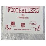 Lot of Fleer 2002 Box Score Mini NFL Trading Cards Featuring Brett Favre, Peyton Manning, and Jerry Rice