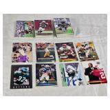 Lot of Various 1999 Fleer Ultra and Fleer Football Cards Featuring Randy Moss, Peyton Manning, and Emmitt Smith