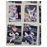Lot of 1998 Upper Deck UD Choice and Starquest and Rookquest Football Cards Featuring Randy Moss/Jerry Rice, Brett Favre, and Deion Sanders