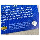 Lot of 1998 Upper Deck UD Choice and Starquest and Rookquest Football Cards Featuring Randy Moss/Jerry Rice, Brett Favre, and Deion Sanders