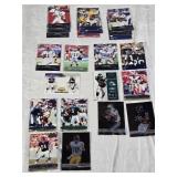 Early 2000s Playoff Prestige Football Cards Featuring Jerry Rice, Kurt Warner, Emmitt Smith, and Donovan McNabb