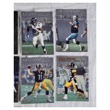Lot of Fleer Metal Football Cards, Various years Featuring Mark Brunell, Michael Irvin, and Simeon Rice