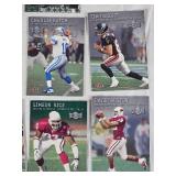 Lot of Fleer Metal Football Cards, Various years Featuring Mark Brunell, Michael Irvin, and Simeon Rice