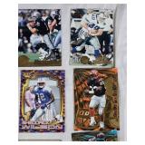 Lot of Late 90s and Early 2000s Pacific Football Cards Featuring Barry Sanders, Drew Bledsoe, and Others