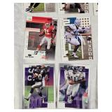 Huge Lot of 2000, 2001, 2002 Upper Deck MVP Football Cards Featuring Tom Brady, Peyton Manning, and Randy Moss