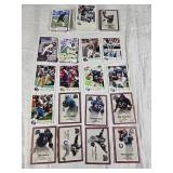 Lot of 1999/2002 Fleer Focusa & Greats of the Game Football Cards Featuring Peyton Manning, Randy Moss, and Johnny Unitas