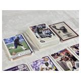 Lot of 1999/2002 Fleer Focusa & Greats of the Game Football Cards Featuring Peyton Manning, Randy Moss, and Johnny Unitas