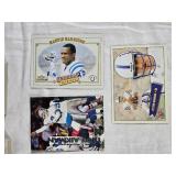 Large Lot of 1999-2001 Football Cards Featuring Players Like Peyton Manning, Marvin Harrison, and Troy Aikman. Includes Rookie Sensations, Unsung Heroes, and Fleer Tradition.