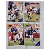 Topps Debut 2001 Football Cards Featuring Ray Lewis, Emmitt Smith, Chris Carter, and Ricky Williams & Tay Goody Relic, Dustin McClintock Relic