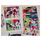 Lot of Football Cards Featuring Players Like Emmitt Smith and Steve Young