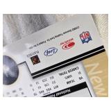 Lot of Football Cards Featuring Players Like Emmitt Smith and Steve Young