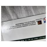 Lot of 10 Football Cards Featuring Tom Brady, Brett Favre, Kurt Warner, and Jerome Bettis