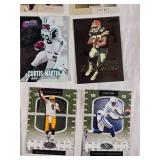 Lot of Football Cards Featuring Peyton Manning, Brett Favre, and Terrell Owens