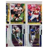 Lot of 32 Football Cards Featuring Key Players Such as Chad Johnson, Jerry Rice, and Vinny Testaverde