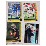 Lot of 32 Football Cards Featuring Key Players Such as Chad Johnson, Jerry Rice, and Vinny Testaverde