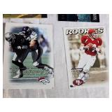 Lot of 32 Football Cards Featuring Key Players Such as Chad Johnson, Jerry Rice, and Vinny Testaverde