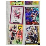 Lot of 32 Football Cards Featuring Key Players Such as Chad Johnson, Jerry Rice, and Vinny Testaverde
