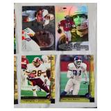Lot of 32 Football Cards Featuring Key Players Such as Chad Johnson, Jerry Rice, and Vinny Testaverde