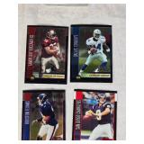 Lot of Football Cards Featuring LaDainian Tomlinson, Brett Favre, and Jerry Rice