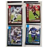 Lot of Football Cards Featuring LaDainian Tomlinson, Brett Favre, and Jerry Rice